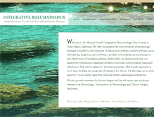 Tablet Screenshot of integrativerheum.com